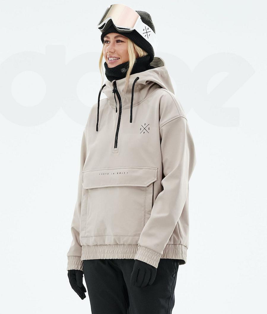 Dope Cyclone W 2021 Snowboardjacken Damen Braun | CH1587RW