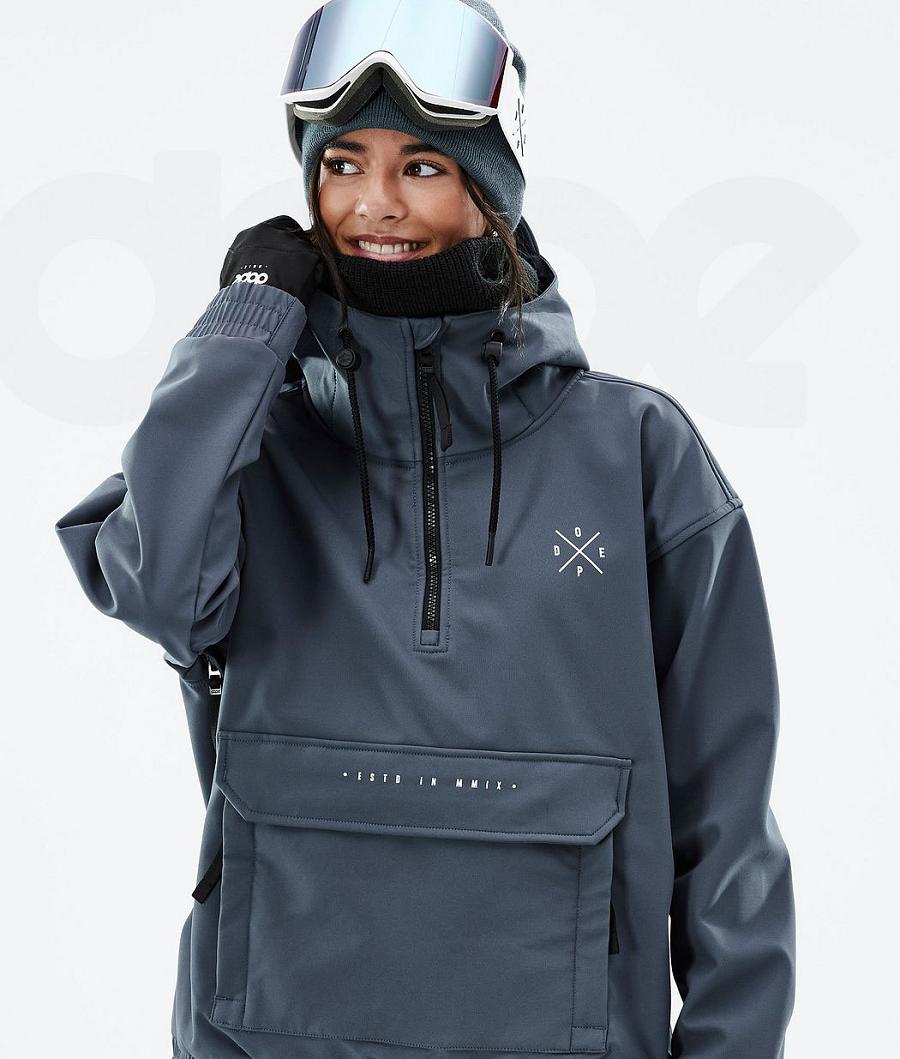 Dope Cyclone W Snowboardjacken Damen Blau | CH1592OR