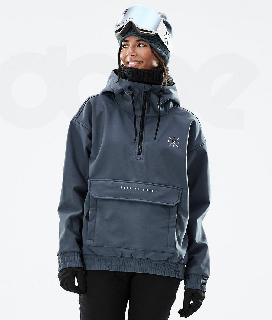 Dope Cyclone W Snowboardjacken Damen Blau | CH1592OR