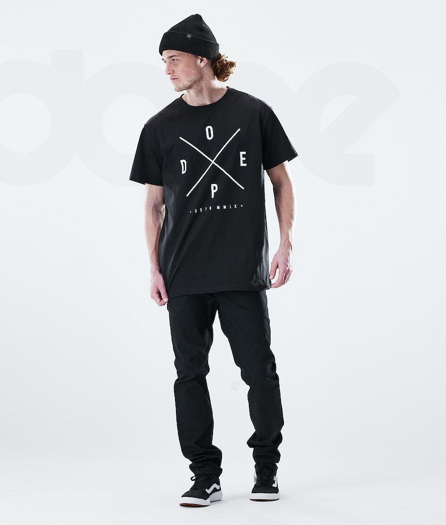 Dope Daily 2X-UP T-shirts Herren Schwarz | CH2094JJ