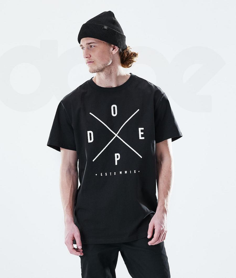 Dope Daily 2X-UP T-shirts Herren Schwarz | CH2094JJ