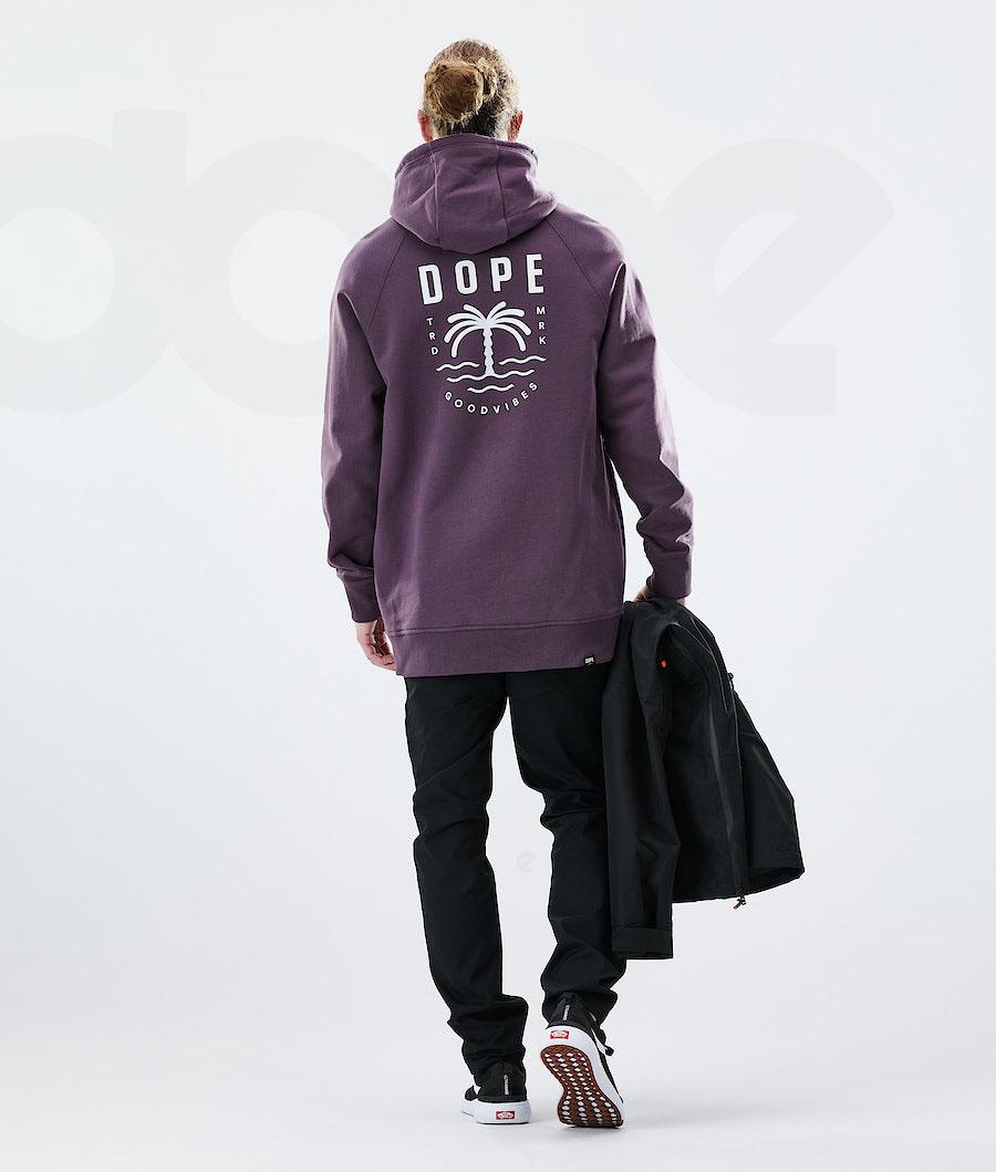 Dope Daily Palm Hoodie Herren Lila | CH2057YU