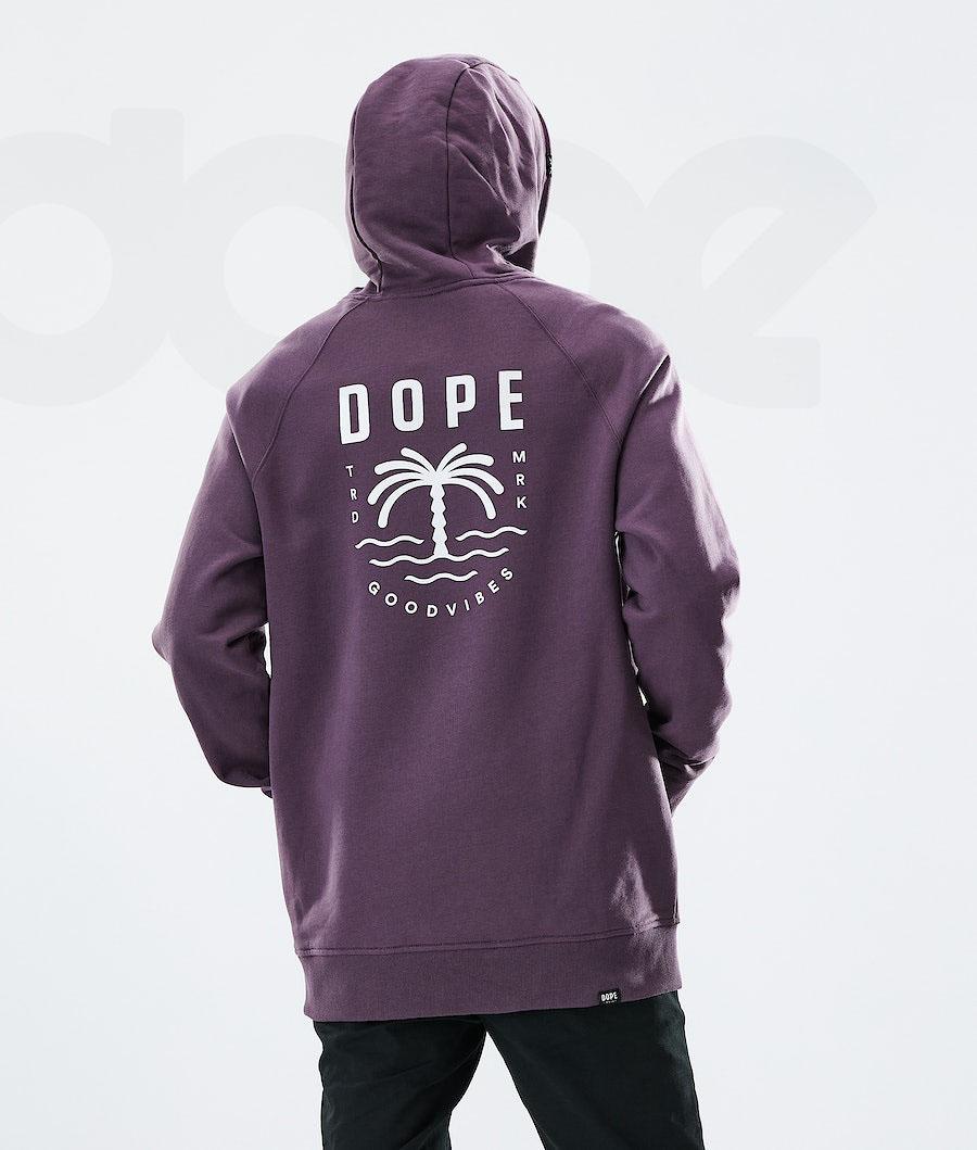 Dope Daily Palm Hoodie Herren Lila | CH2057YU