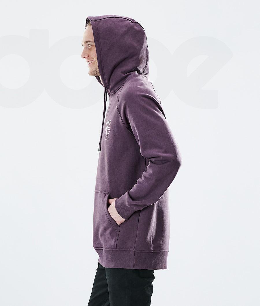 Dope Daily Palm Hoodie Herren Lila | CH2057YU