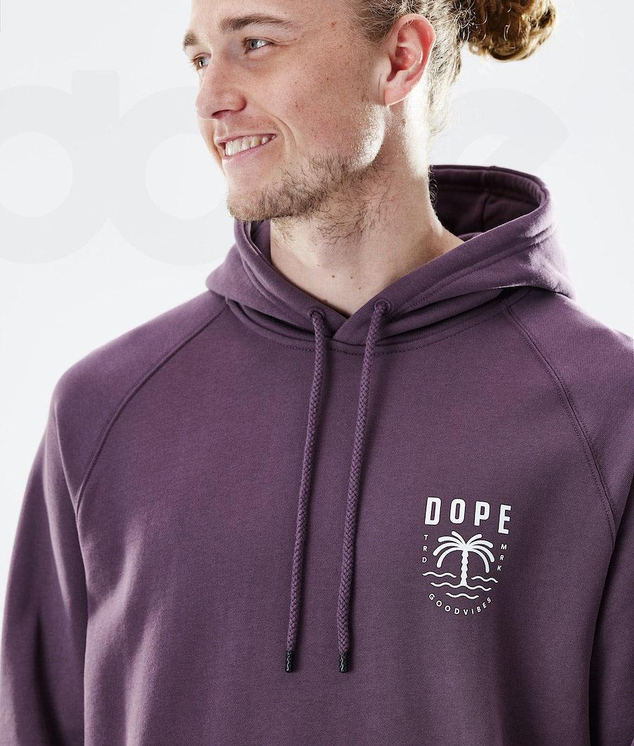 Dope Daily Palm Hoodie Herren Lila | CH2057YU