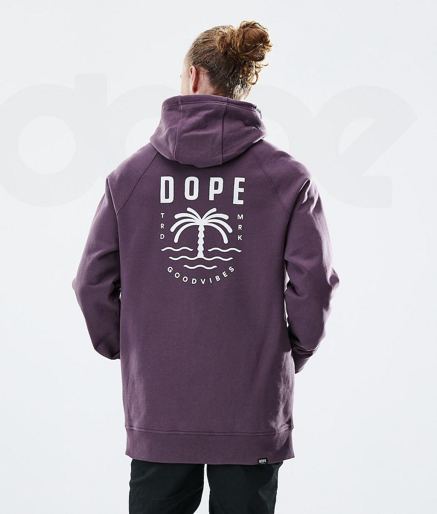 Dope Daily Palm Hoodie Herren Lila | CH2057YU