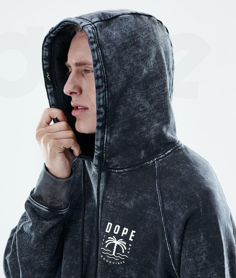 Dope Daily Palm Hoodie Herren Schwarz | CH2056TV