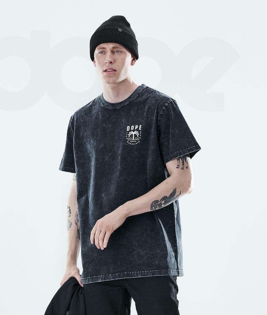 Dope Daily Palm T-shirts Herren Schwarz | CH2090DN