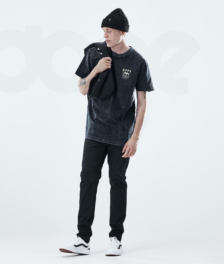 Dope Daily Palm T-shirts Herren Schwarz | CH2090DN