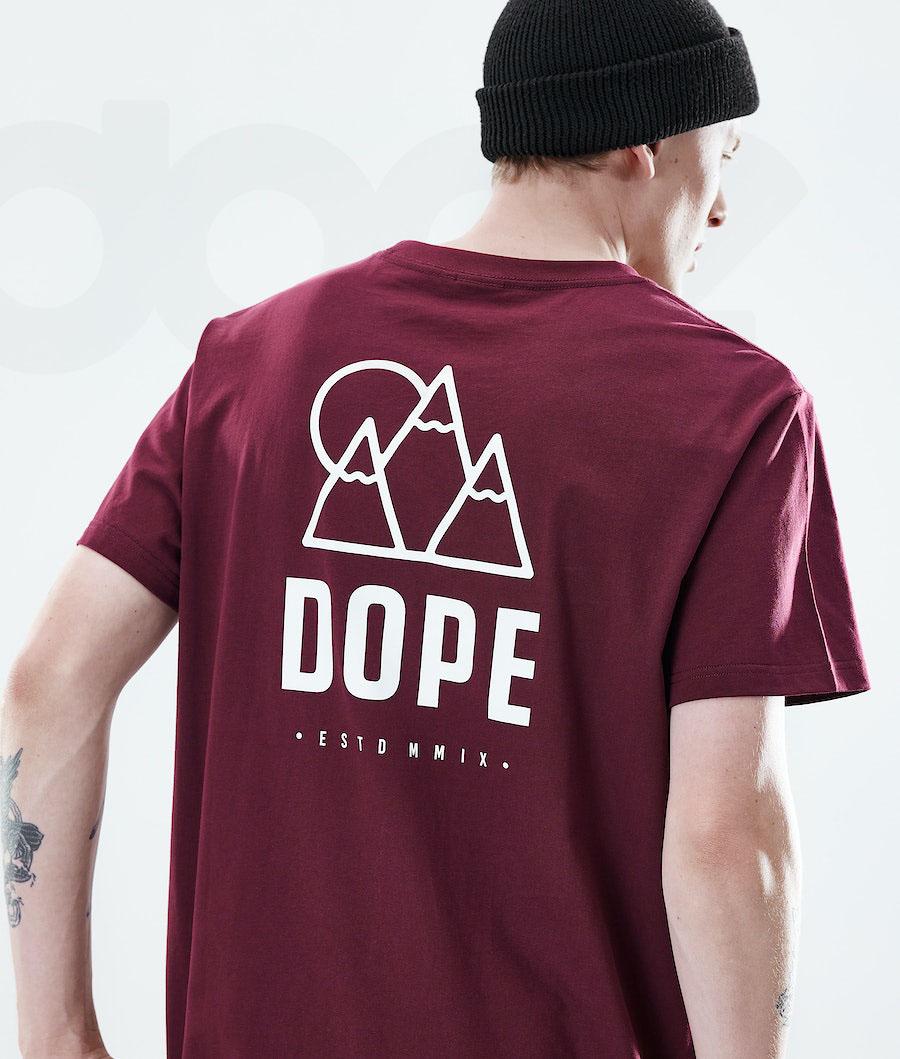 Dope Daily Rise T-shirts Herren Bordeaux | CH2087PQ