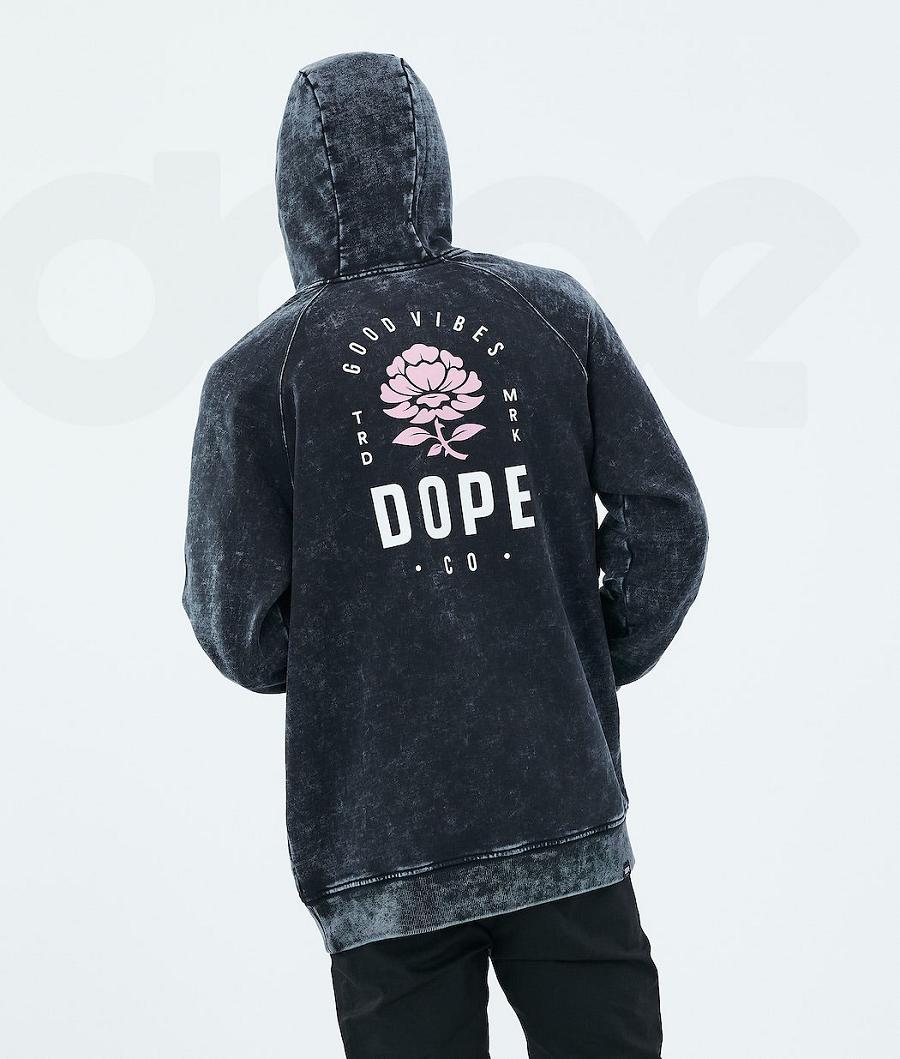 Dope Daily Rose Hoodie Herren Rosa Schwarz | CH2051MA