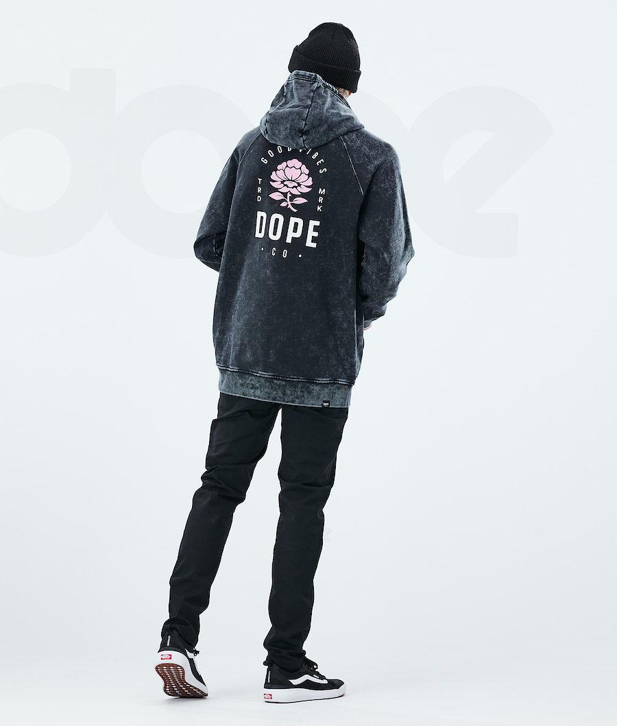 Dope Daily Rose Hoodie Herren Rosa Schwarz | CH2051MA