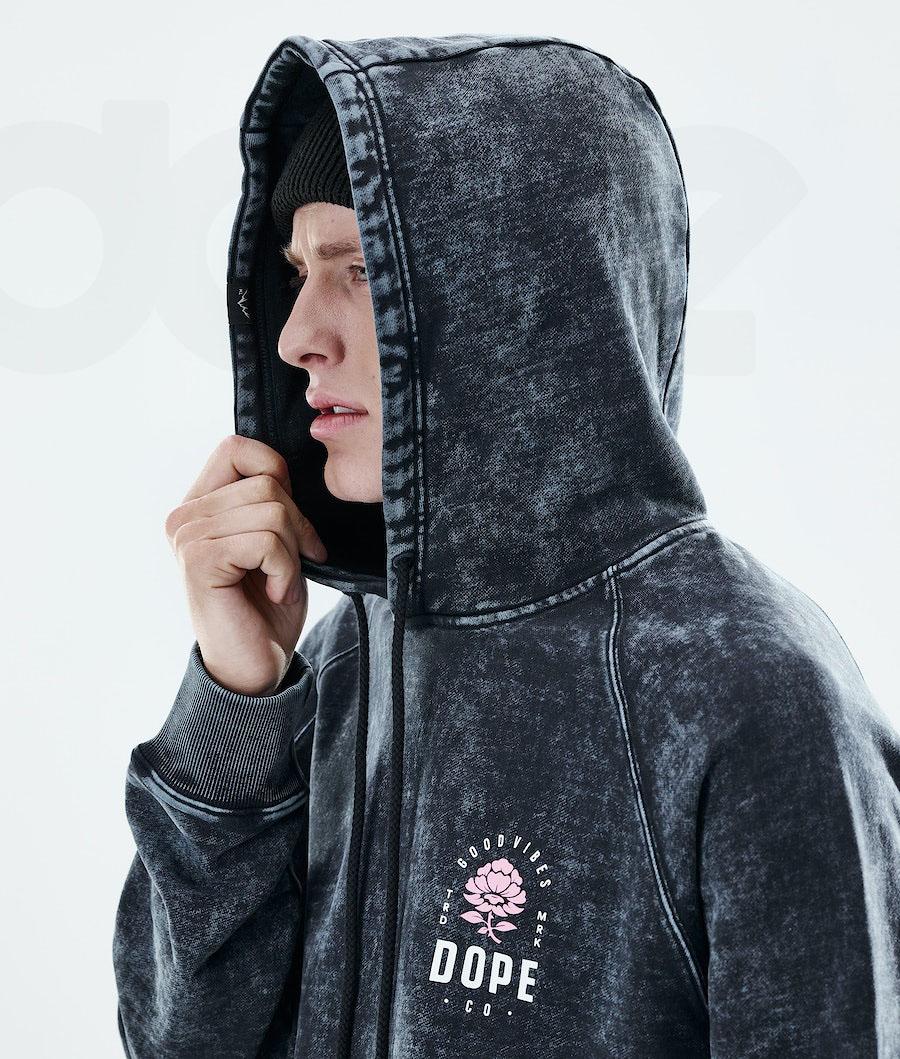 Dope Daily Rose Hoodie Herren Rosa Schwarz | CH2051MA