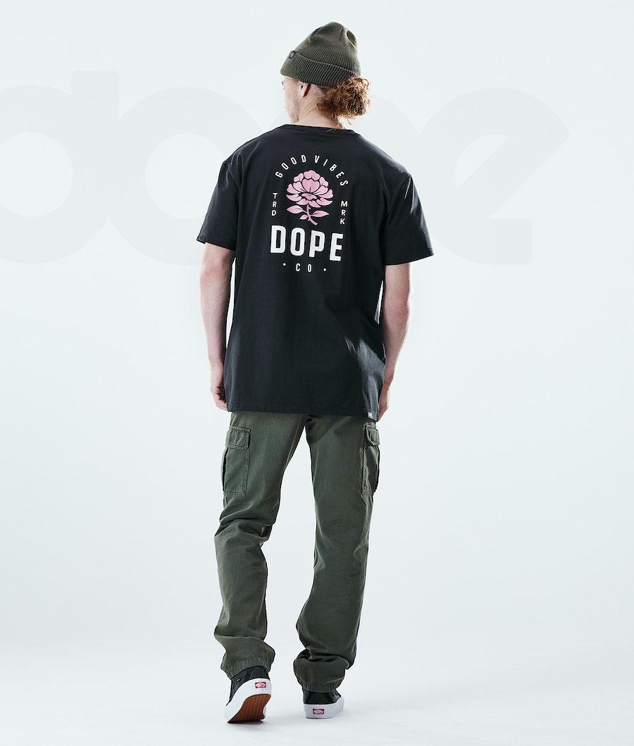 Dope Daily Rose T-shirts Herren Schwarz | CH2086OR