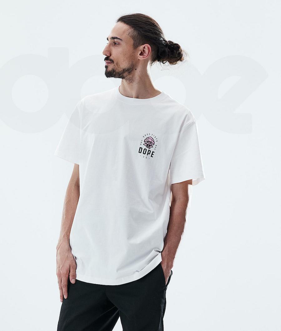 Dope Daily Rose T-shirts Herren Weiß | CH2085IS