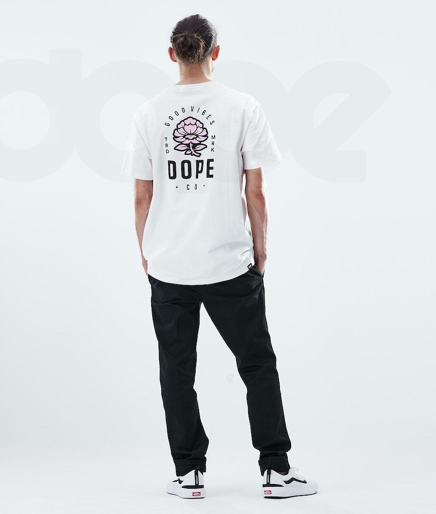 Dope Daily Rose T-shirts Herren Weiß | CH2085IS