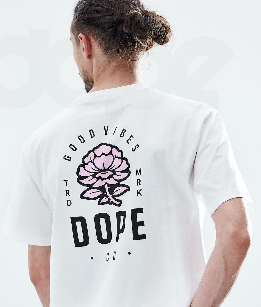 Dope Daily Rose T-shirts Herren Weiß | CH2085IS