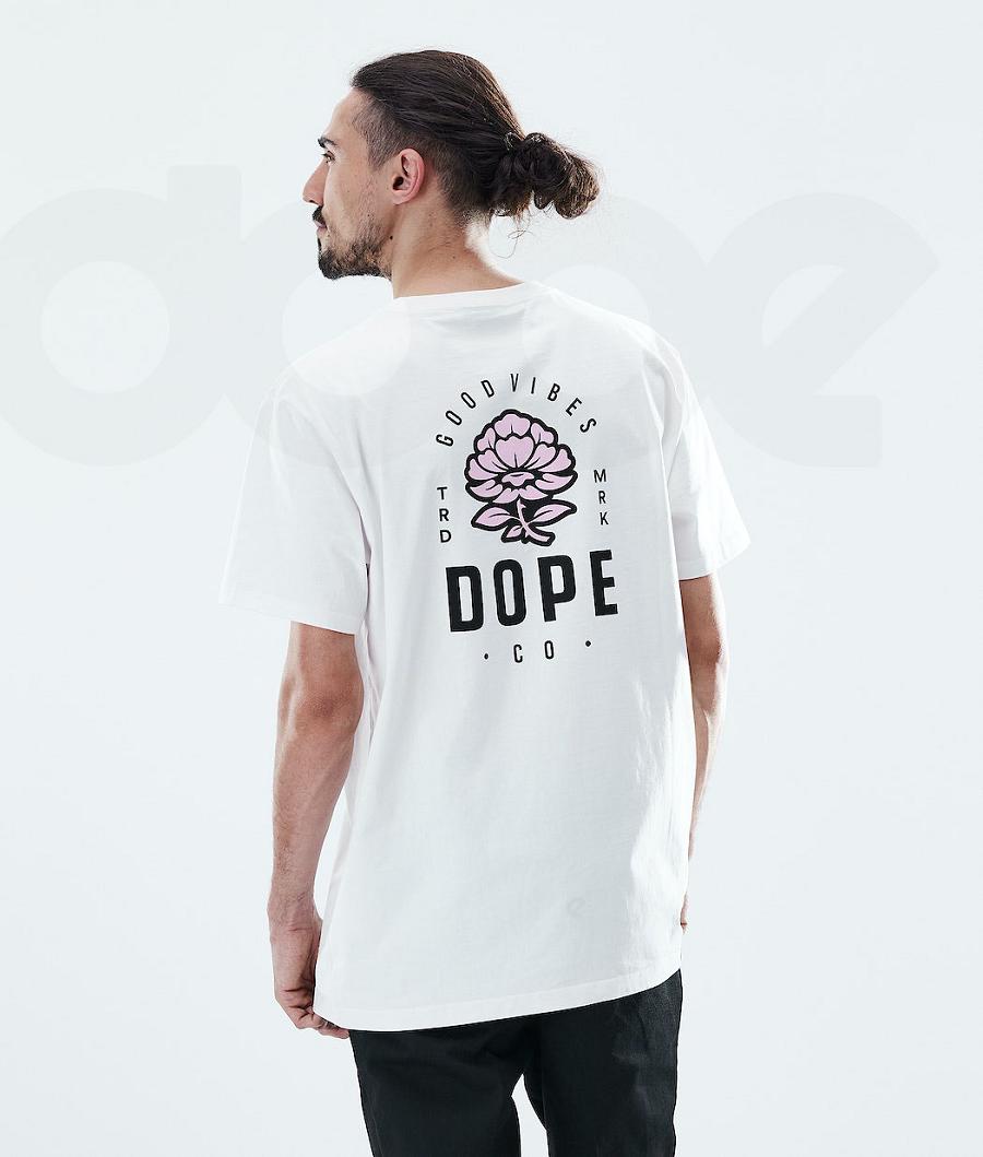 Dope Daily Rose T-shirts Herren Weiß | CH2085IS