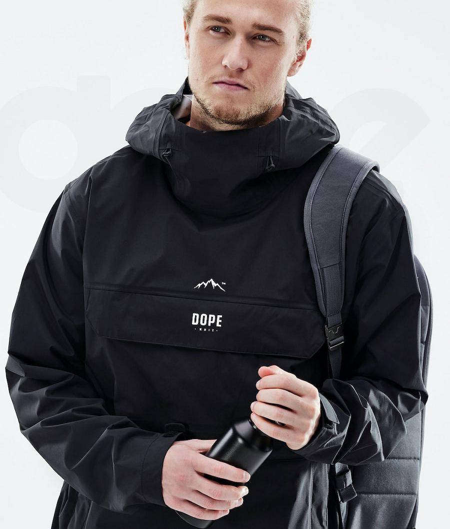 Dope Downpour Outdoor-jacken Herren Schwarz | CH2375EX