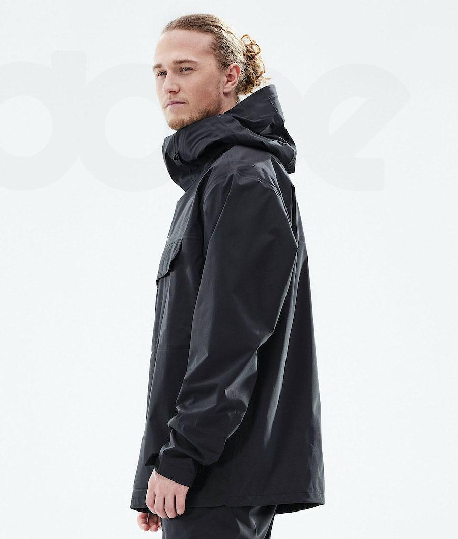 Dope Downpour Outdoor-jacken Herren Schwarz | CH2375EX