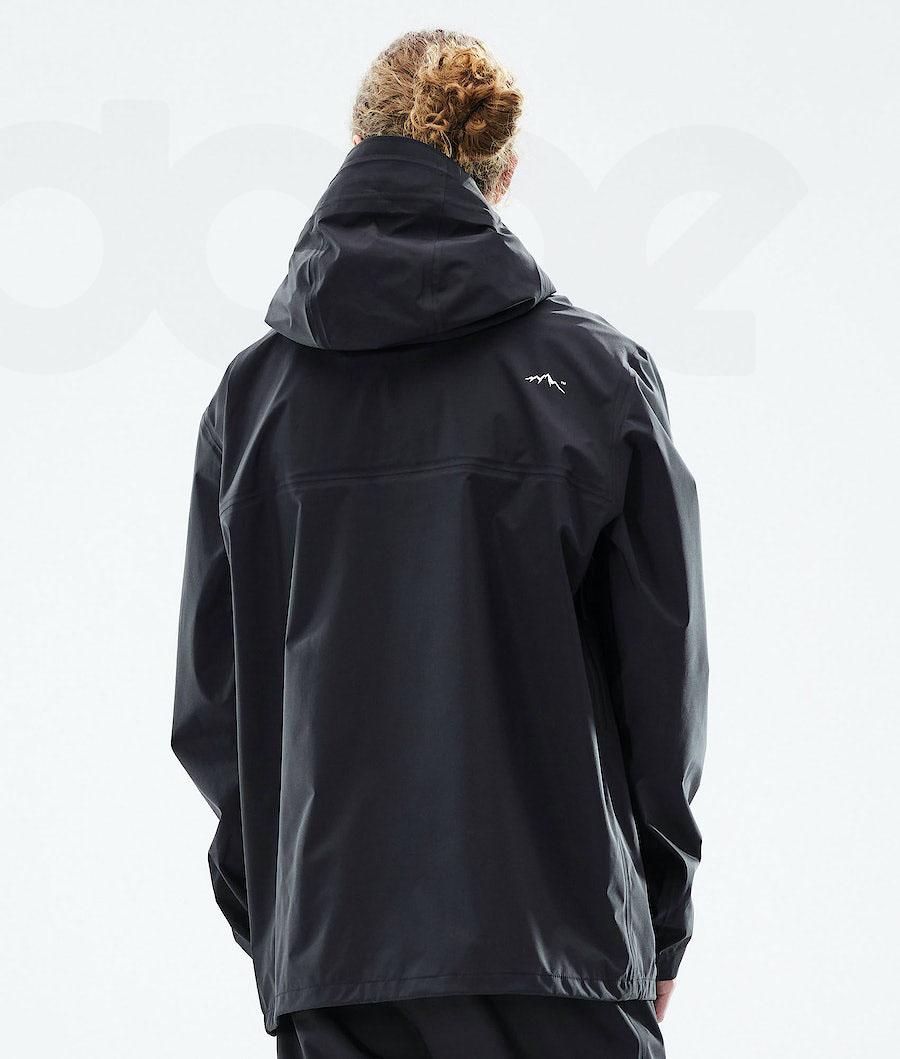 Dope Downpour Outdoor-jacken Herren Schwarz | CH2375EX