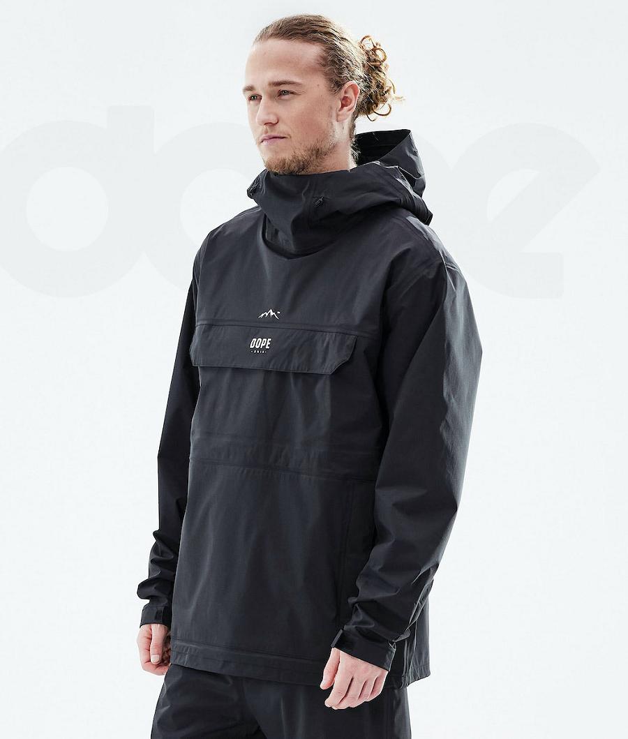 Dope Downpour Outdoor-jacken Herren Schwarz | CH2375EX