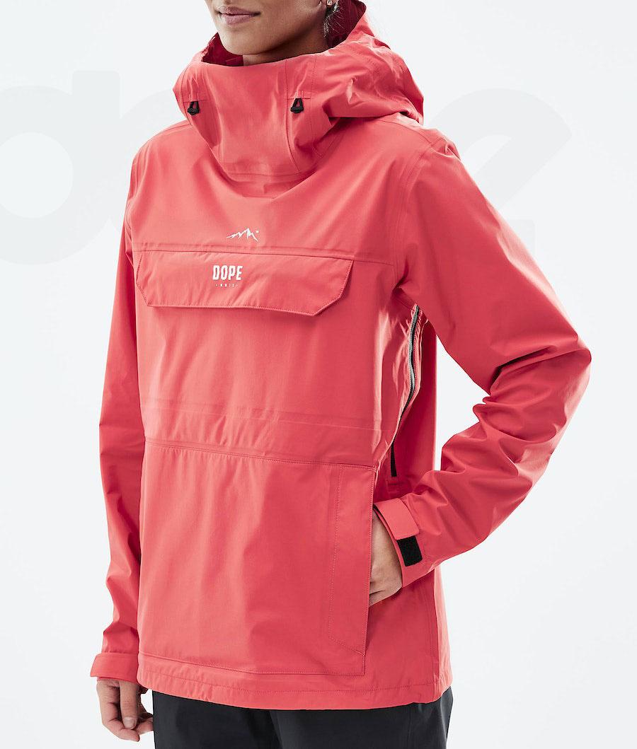 Dope Downpour W Outdoor-jacken Damen Rot | CH1345CE