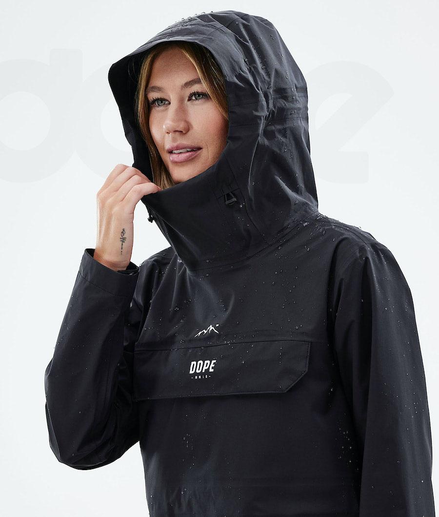 Dope Downpour W Outdoor-jacken Damen Schwarz | CH1346VD