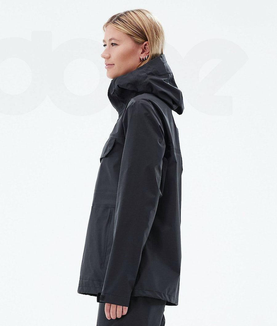 Dope Downpour W Outdoor-jacken Damen Schwarz | CH1346VD