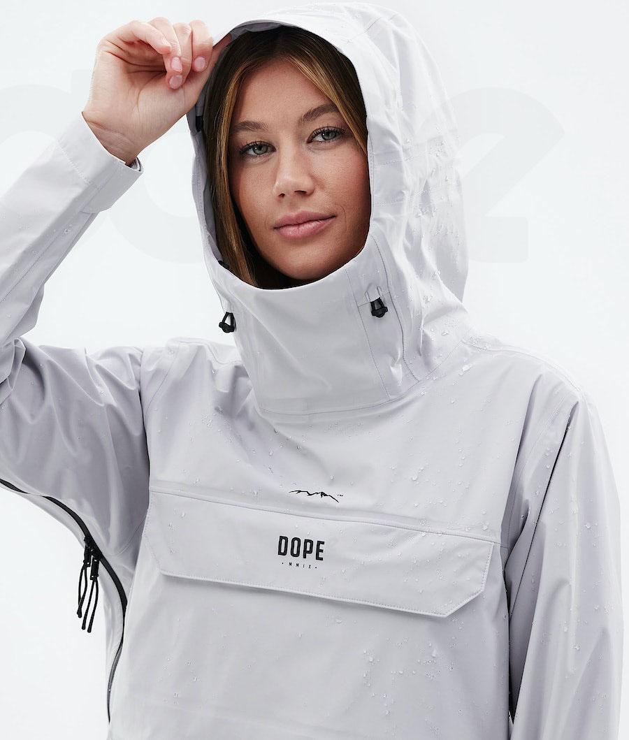 Dope Downpour W Outdoor-jacken Damen Silber | CH1344XF