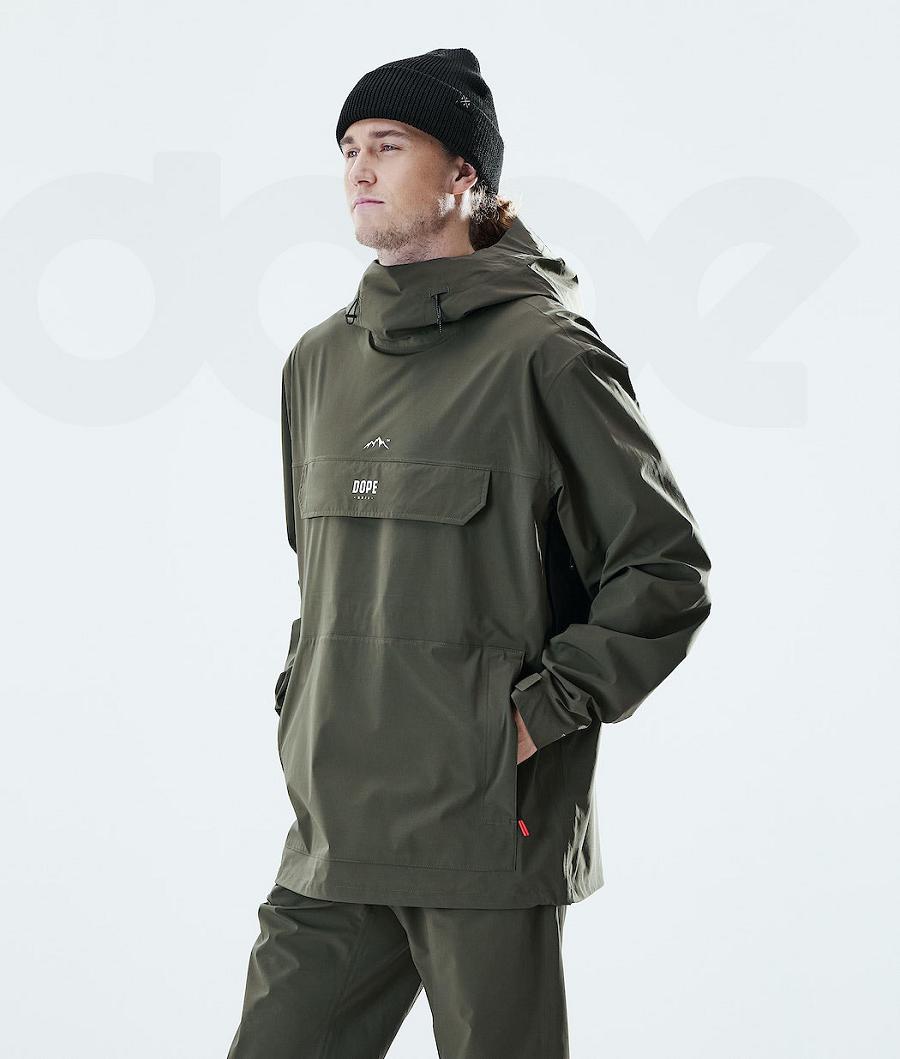 Dope Drizzard Outdoor-jacken Herren Olivgrün Grün | CH2374RW