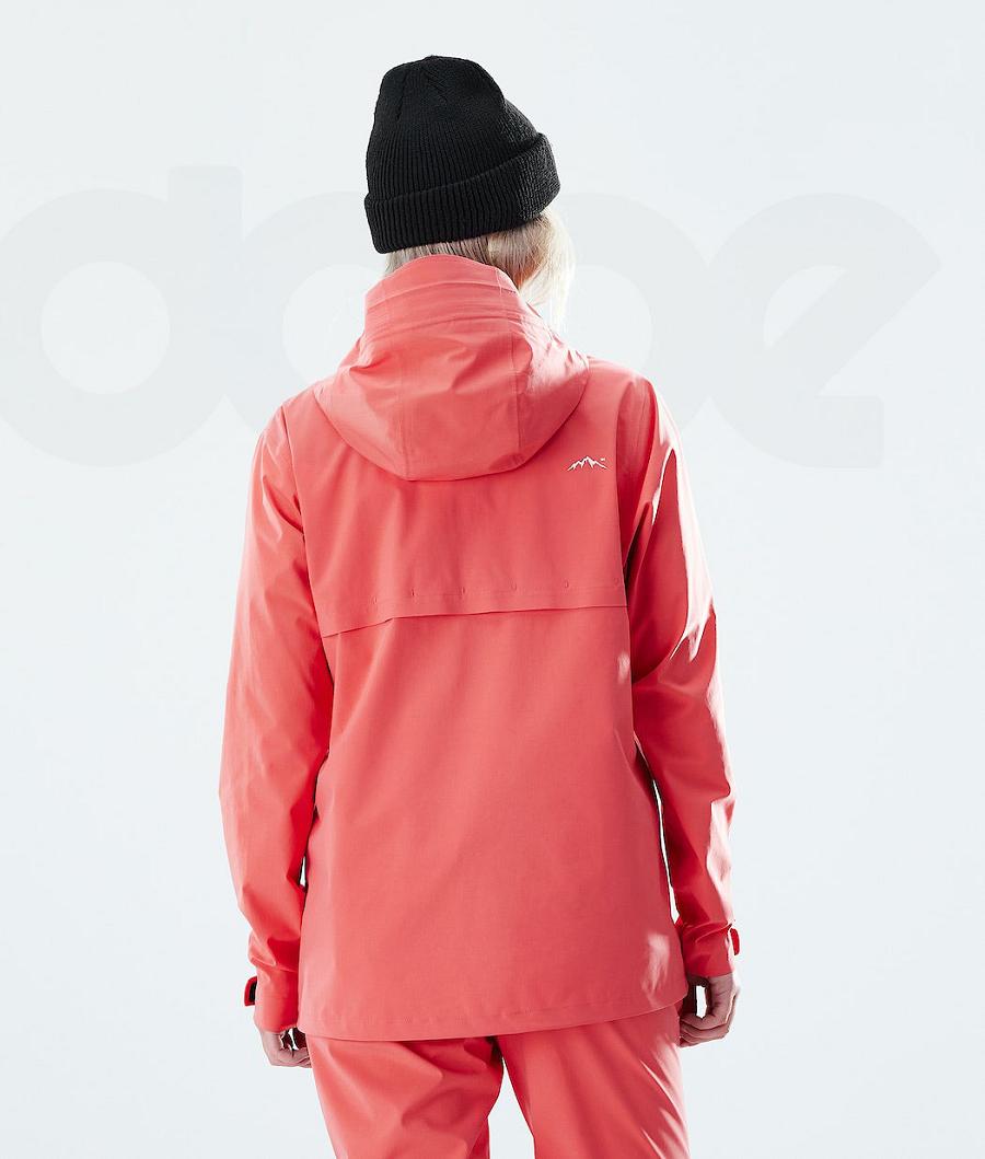 Dope Drizzard W Outdoor-jacken Damen Rot | CH1343ZG