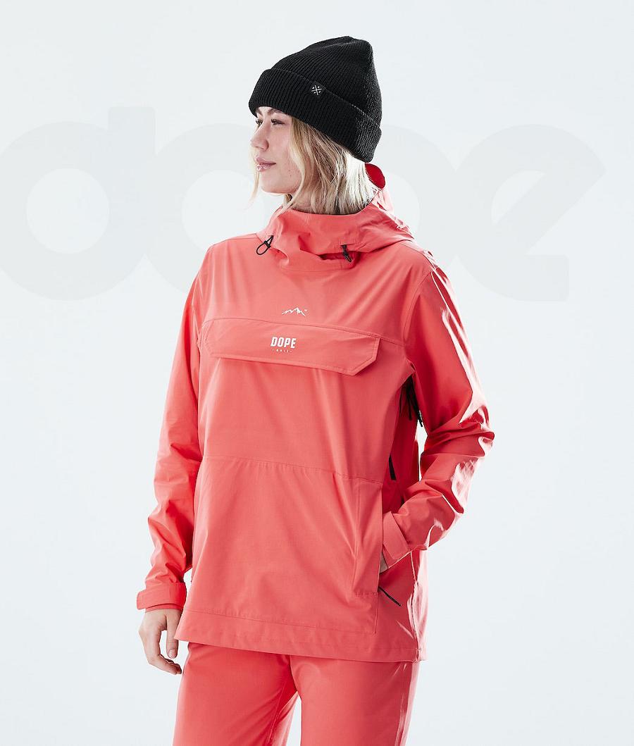 Dope Drizzard W Outdoor-jacken Damen Rot | CH1343ZG