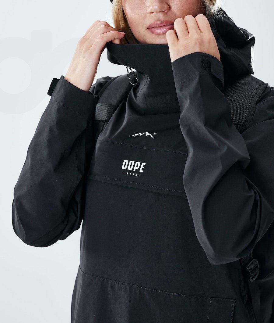 Dope Drizzard W Outdoor-jacken Damen Schwarz | CH1341KI