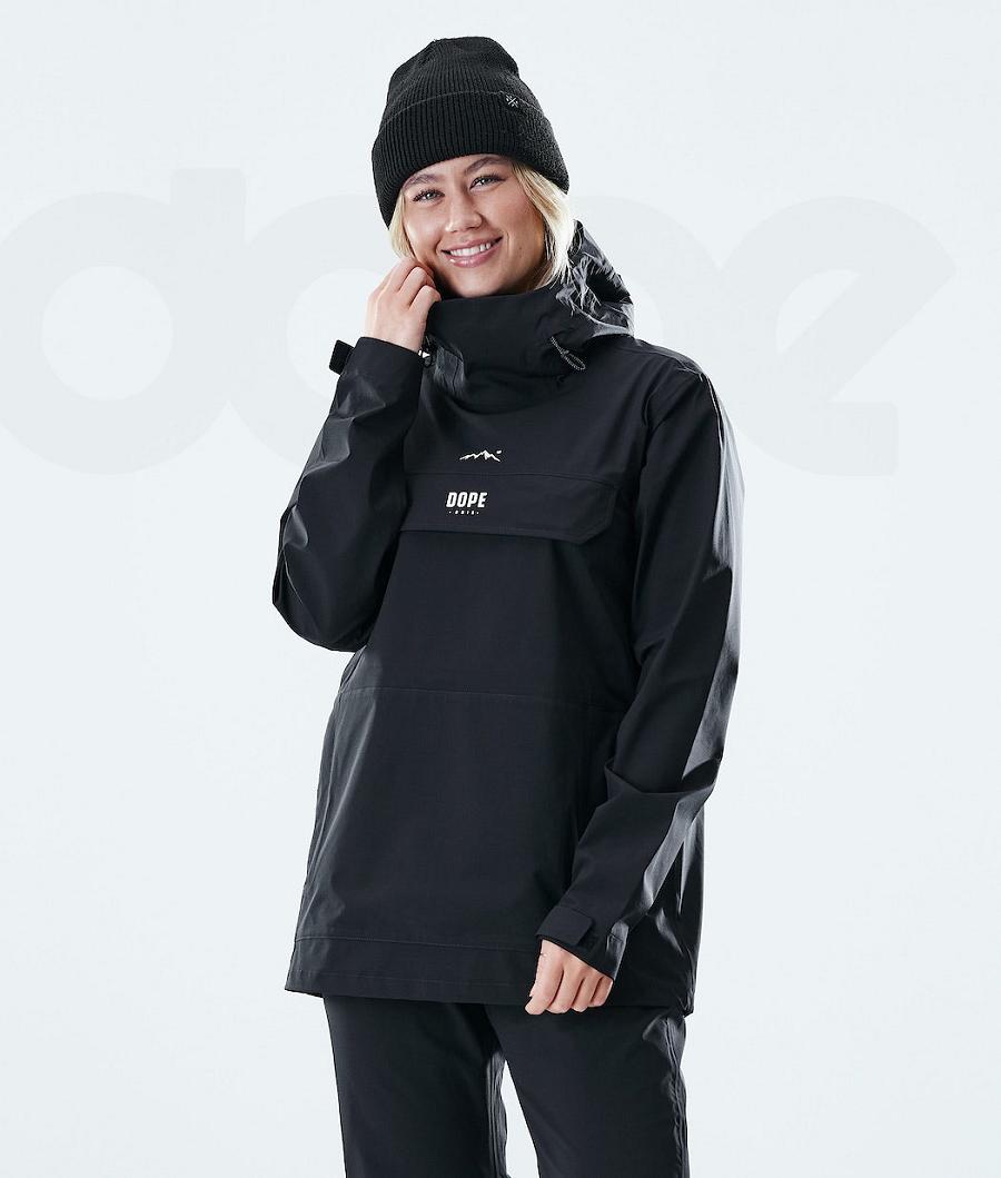 Dope Drizzard W Outdoor-jacken Damen Schwarz | CH1341KI