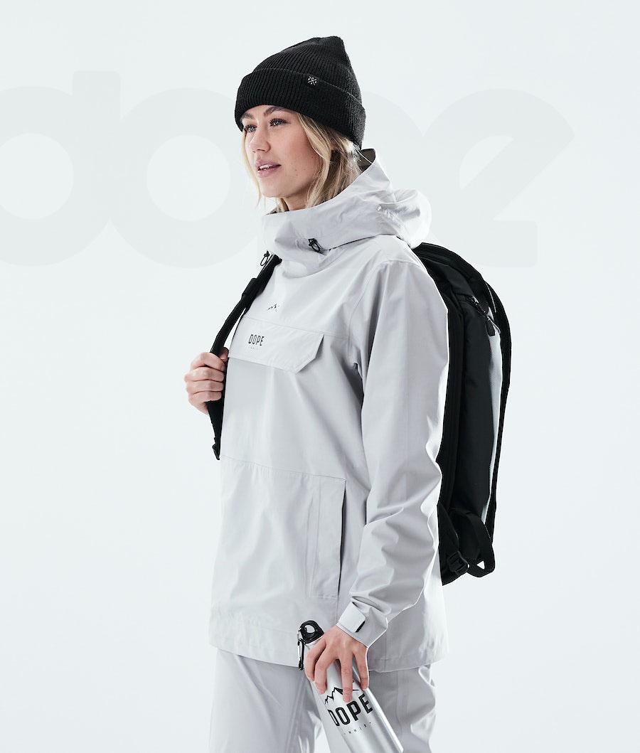 Dope Drizzard W Outdoor-jacken Damen Silber | CH1342LH