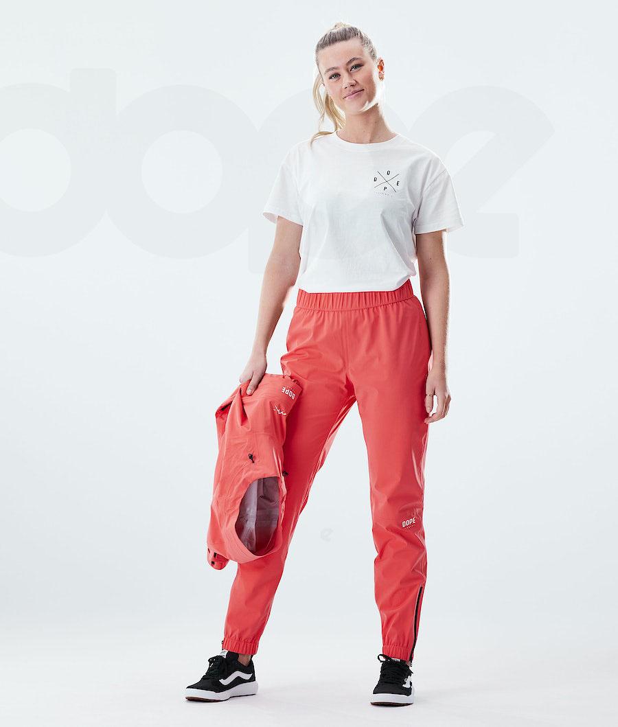 Dope Drizzard W Outdoorhose Damen Rot | CH1706LH