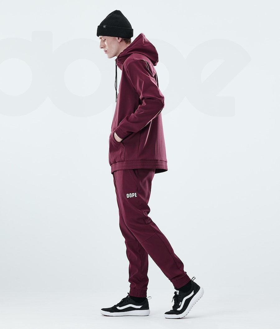 Dope Flight Hoodie Herren Bordeaux | CH2049BC