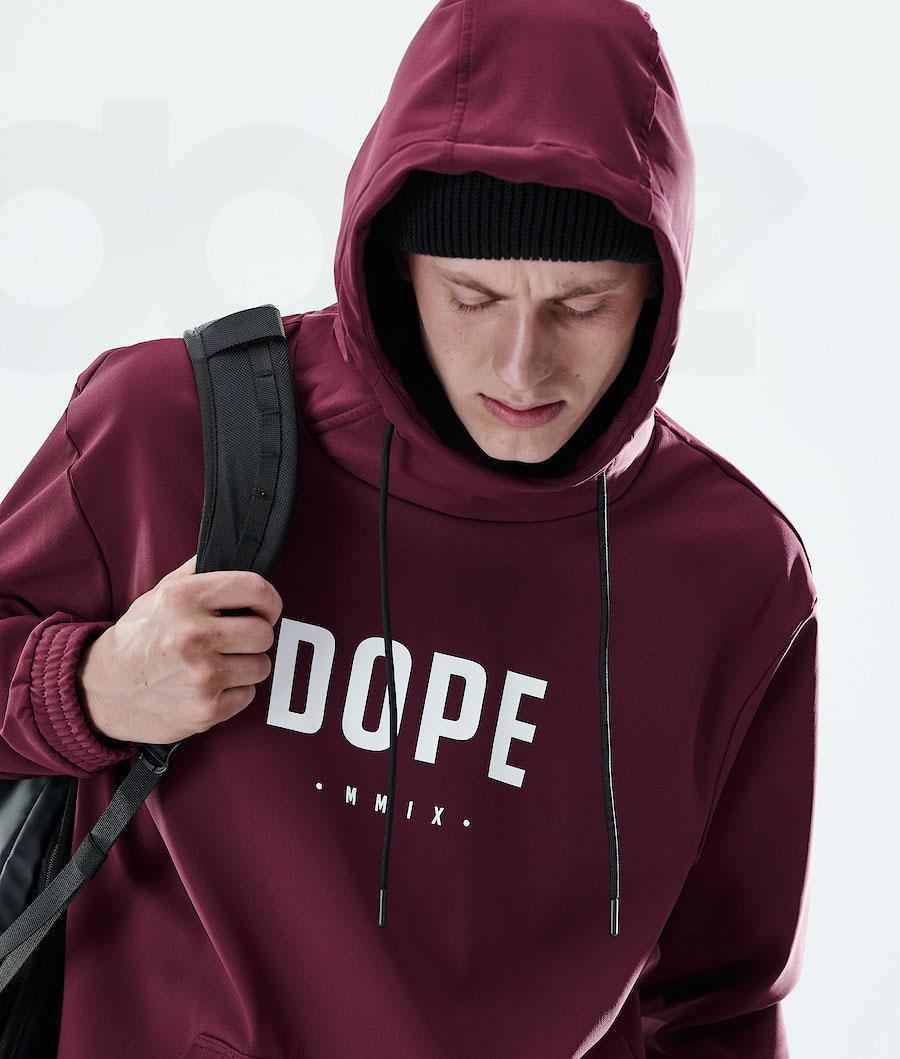 Dope Flight Hoodie Herren Bordeaux | CH2049BC