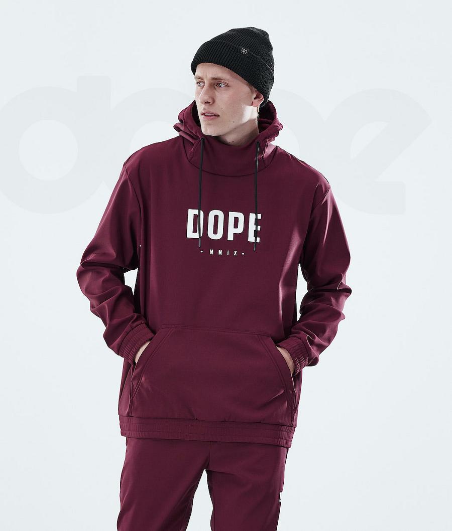 Dope Flight Hoodie Herren Bordeaux | CH2049BC