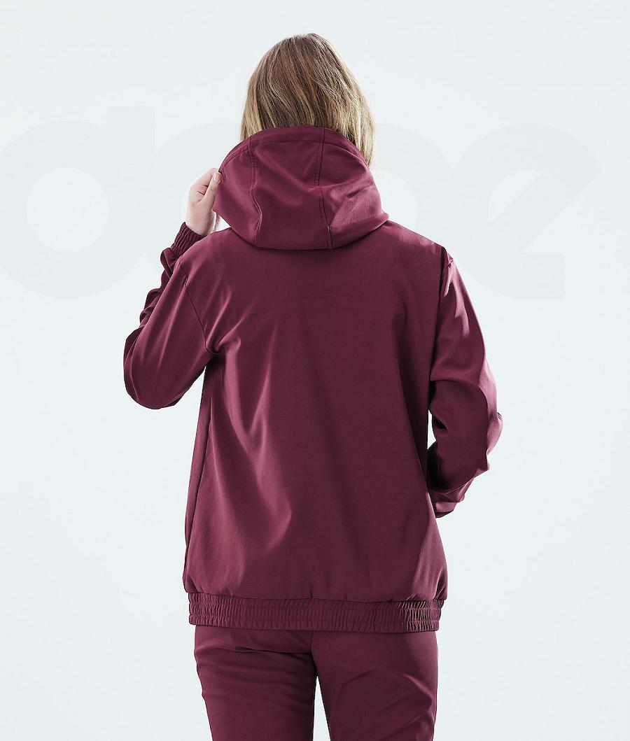 Dope Flight W Hoodie Damen Bordeaux | CH1230AP