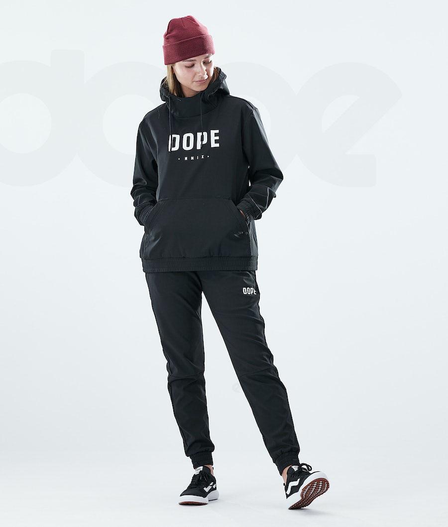 Dope Flight W Hoodie Damen Schwarz | CH1229PQ