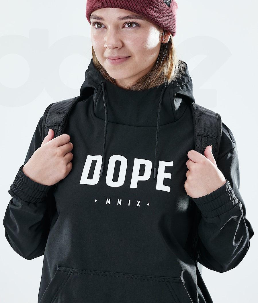 Dope Flight W Hoodie Damen Schwarz | CH1229PQ