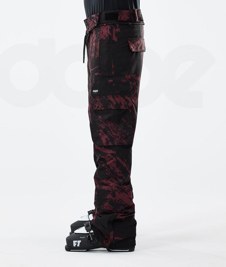 Dope Iconic 2021 Paint Ski Hosen Herren Bordeaux | CH2417DN