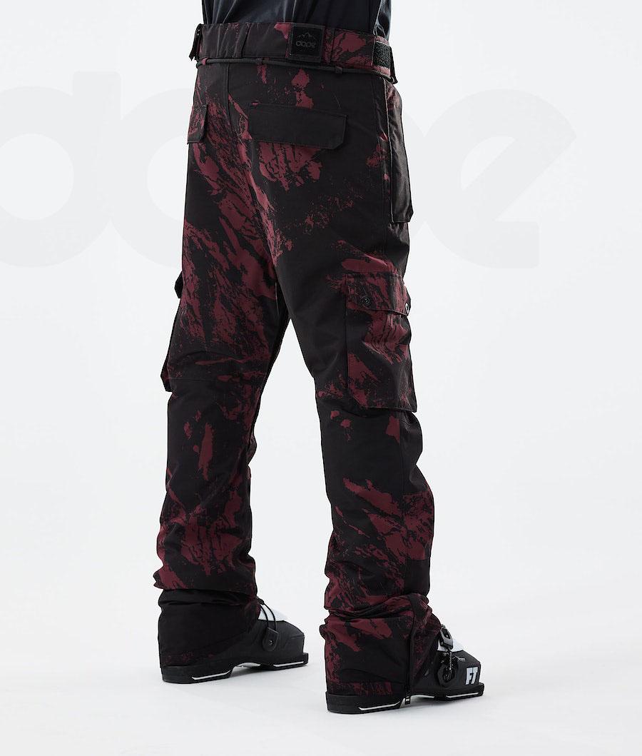 Dope Iconic 2021 Paint Ski Hosen Herren Bordeaux | CH2417DN