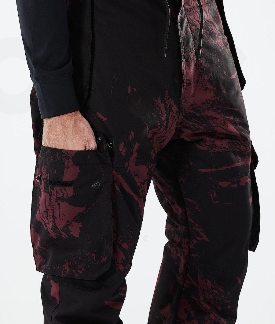 Dope Iconic 2021 Paint Ski Hosen Herren Bordeaux | CH2417DN