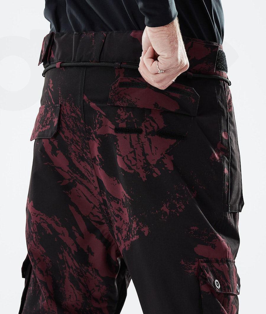 Dope Iconic 2021 Paint Ski Hosen Herren Bordeaux | CH2417DN