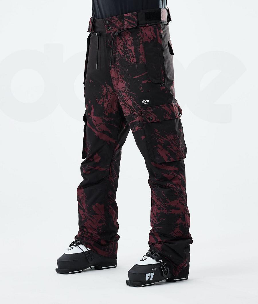 Dope Iconic 2021 Paint Ski Hosen Herren Bordeaux | CH2417DN