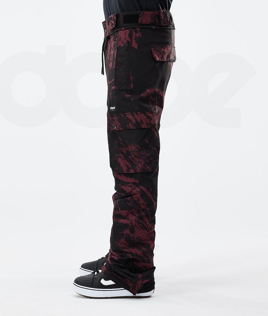 Dope Iconic 2021 Paint Snowboardhosen Herren Bordeaux | CH2480WY