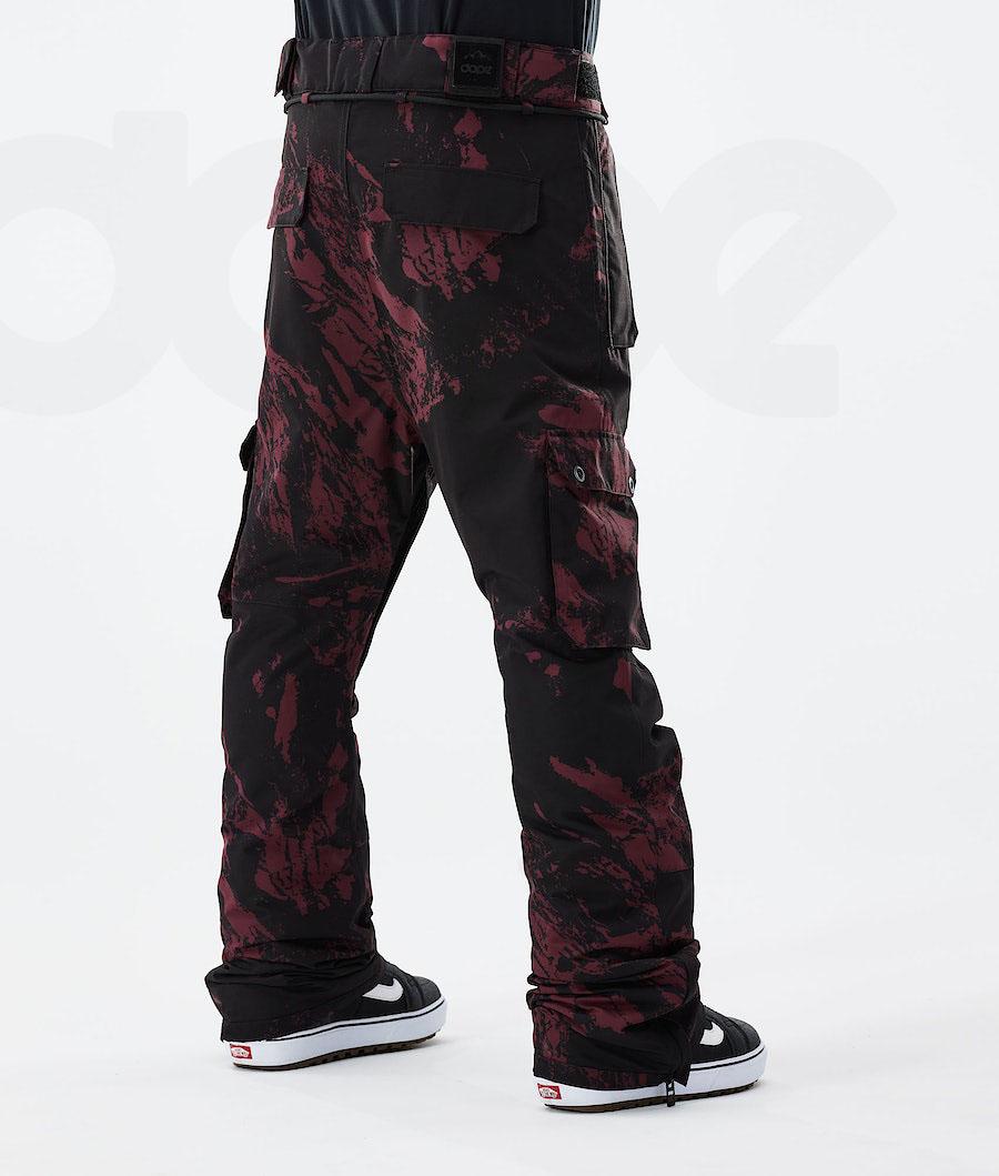 Dope Iconic 2021 Paint Snowboardhosen Herren Bordeaux | CH2480WY